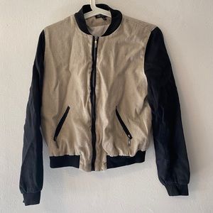 Zipper Bomber Jacket